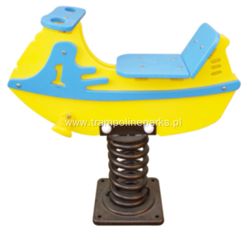 Boat Shape HDPE Spring Riders